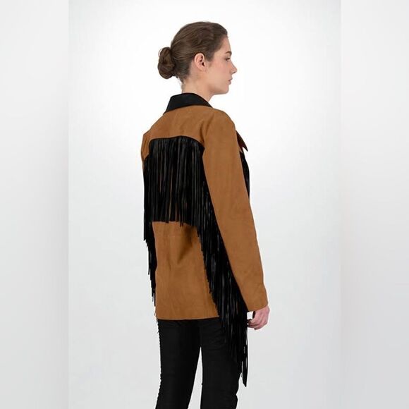 New DANCASSAB PATSY Leather Jacket size S - Picture 4 of 12